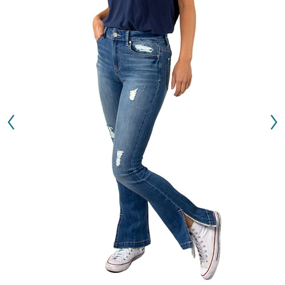 Indigo Rein Juniors Flare Leg Jeans WORN ONCE 15